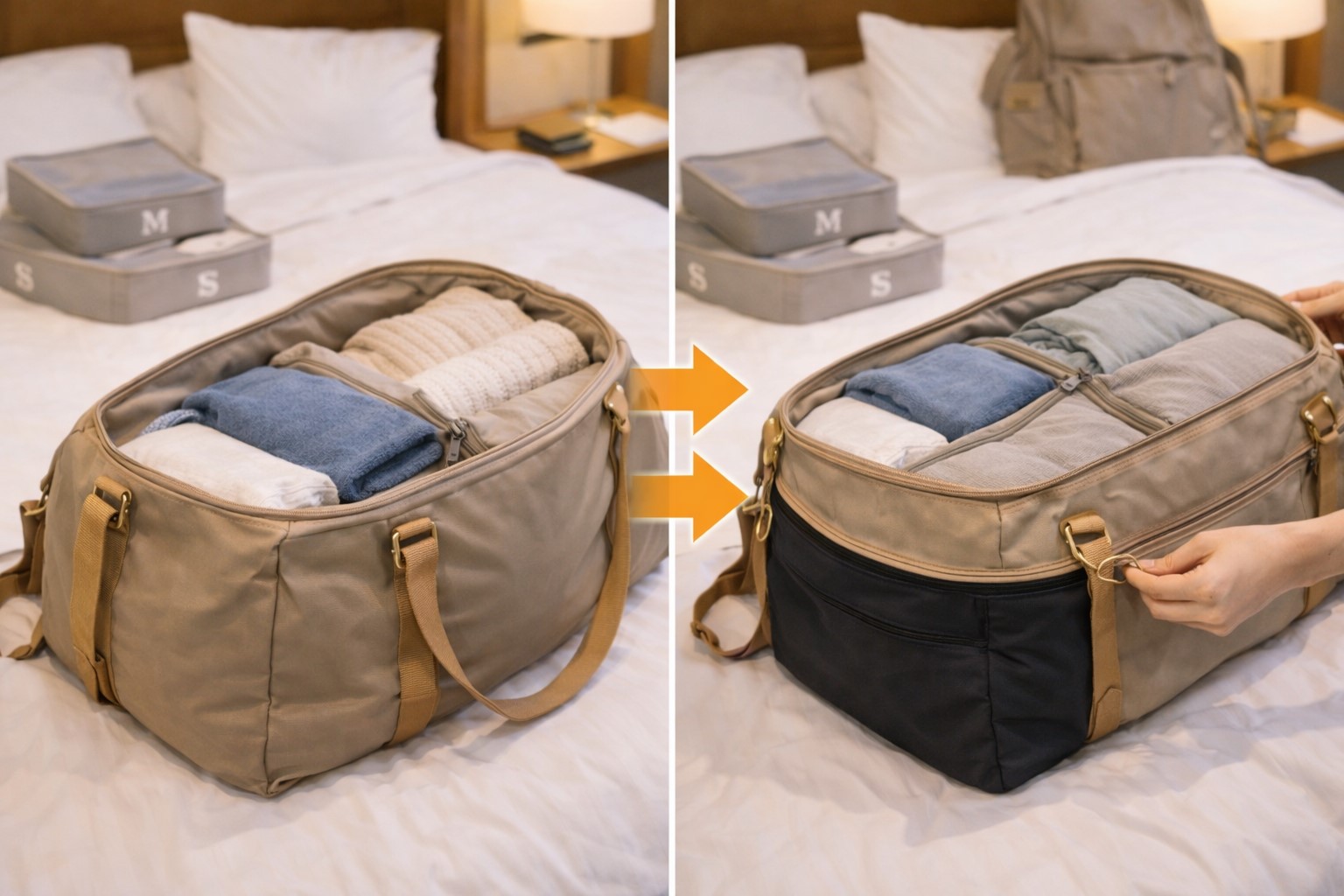 荷物が増えても安心な拡張機能