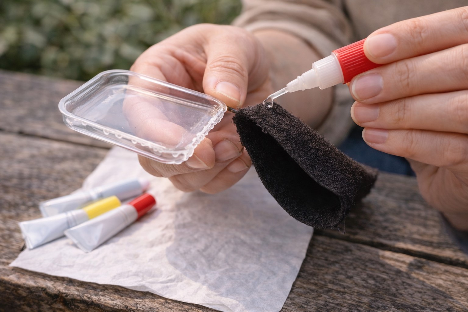 くっつかない素材がある点に注意