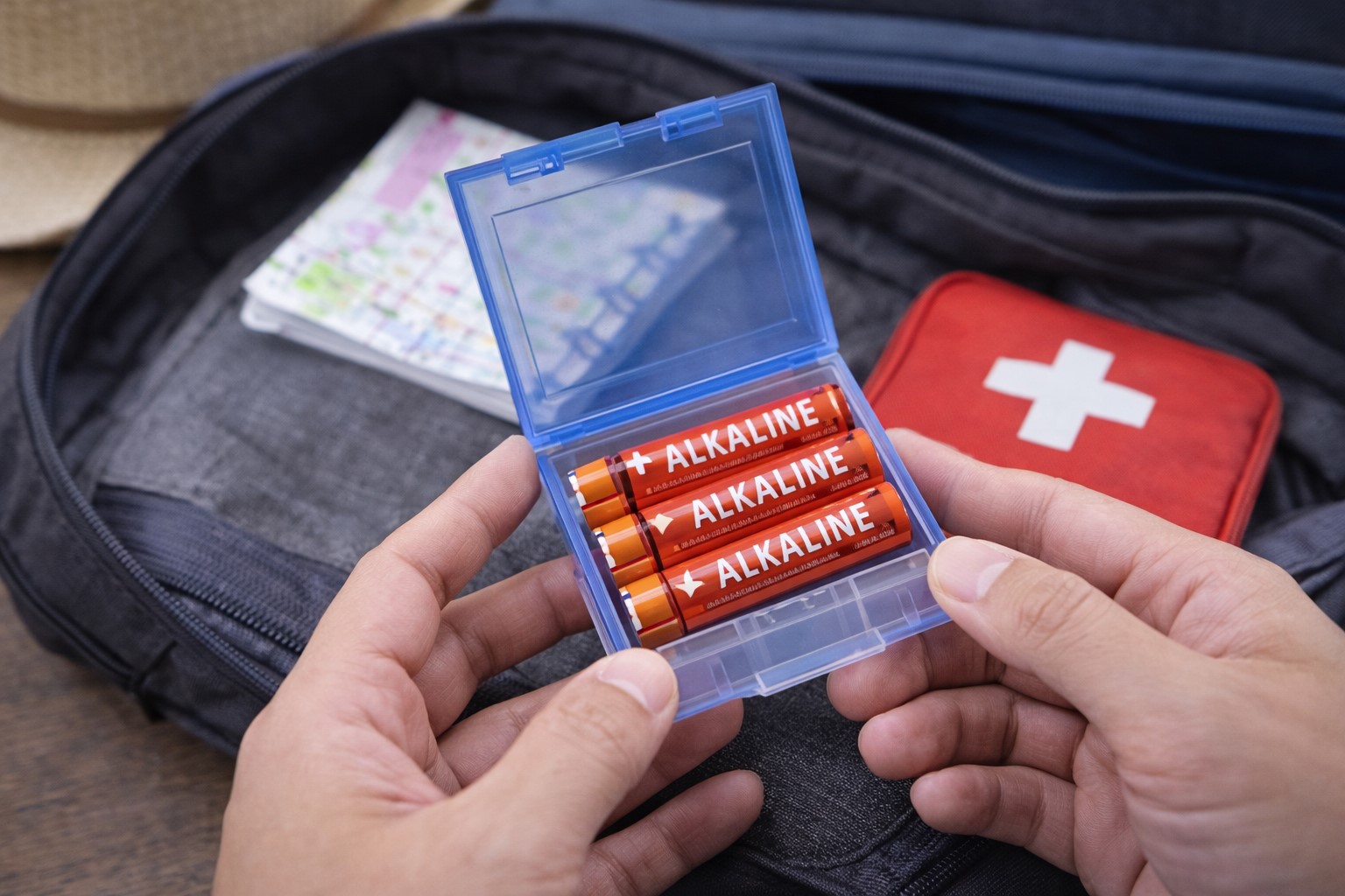 予備として持ち歩く際の正しい保管法