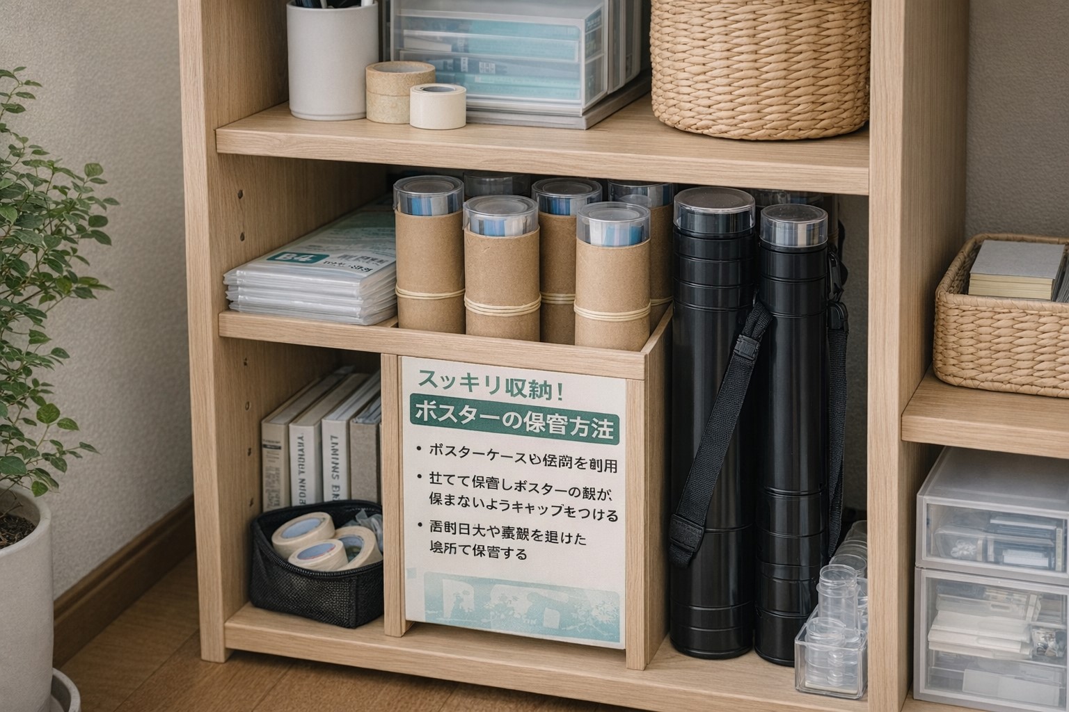 持ち帰った後のポスターのおすすめ保管方法
