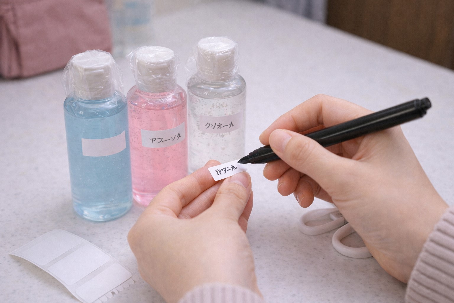 誤飲を防ぐラベリング術