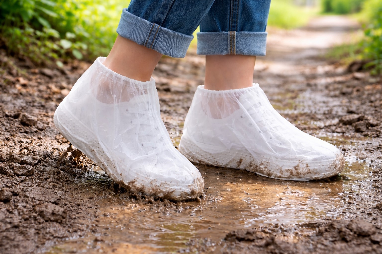 泥汚れに強い使い捨てタイプ