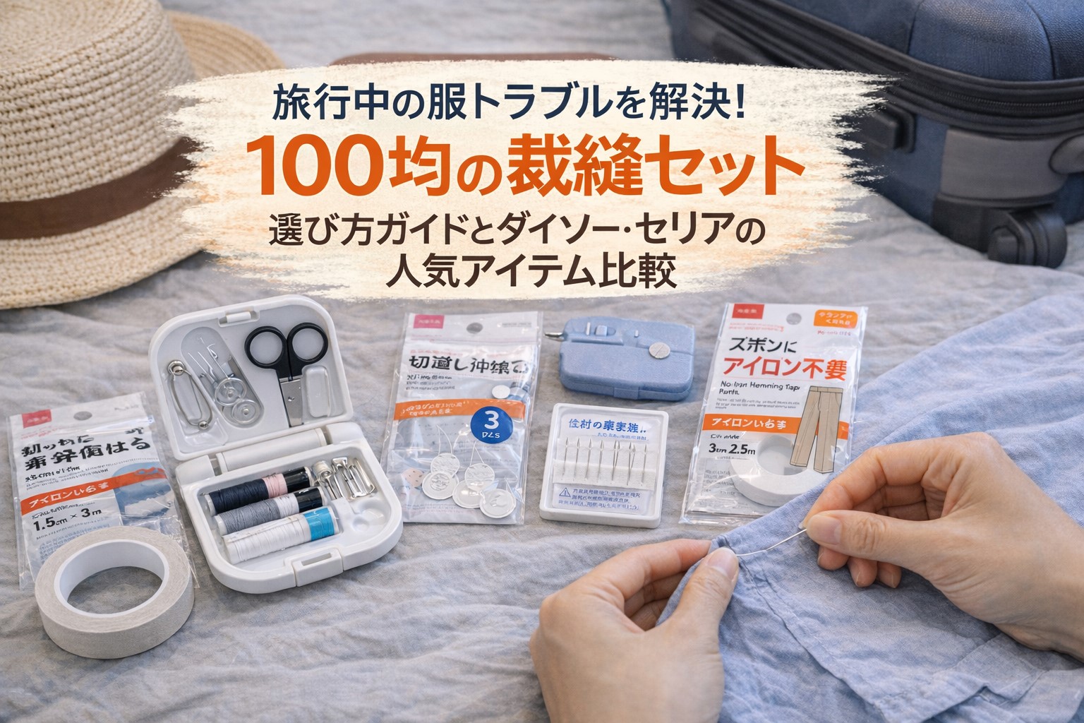 100均裁縫セットのおすすめは？ダイソーとセリアを徹底比較