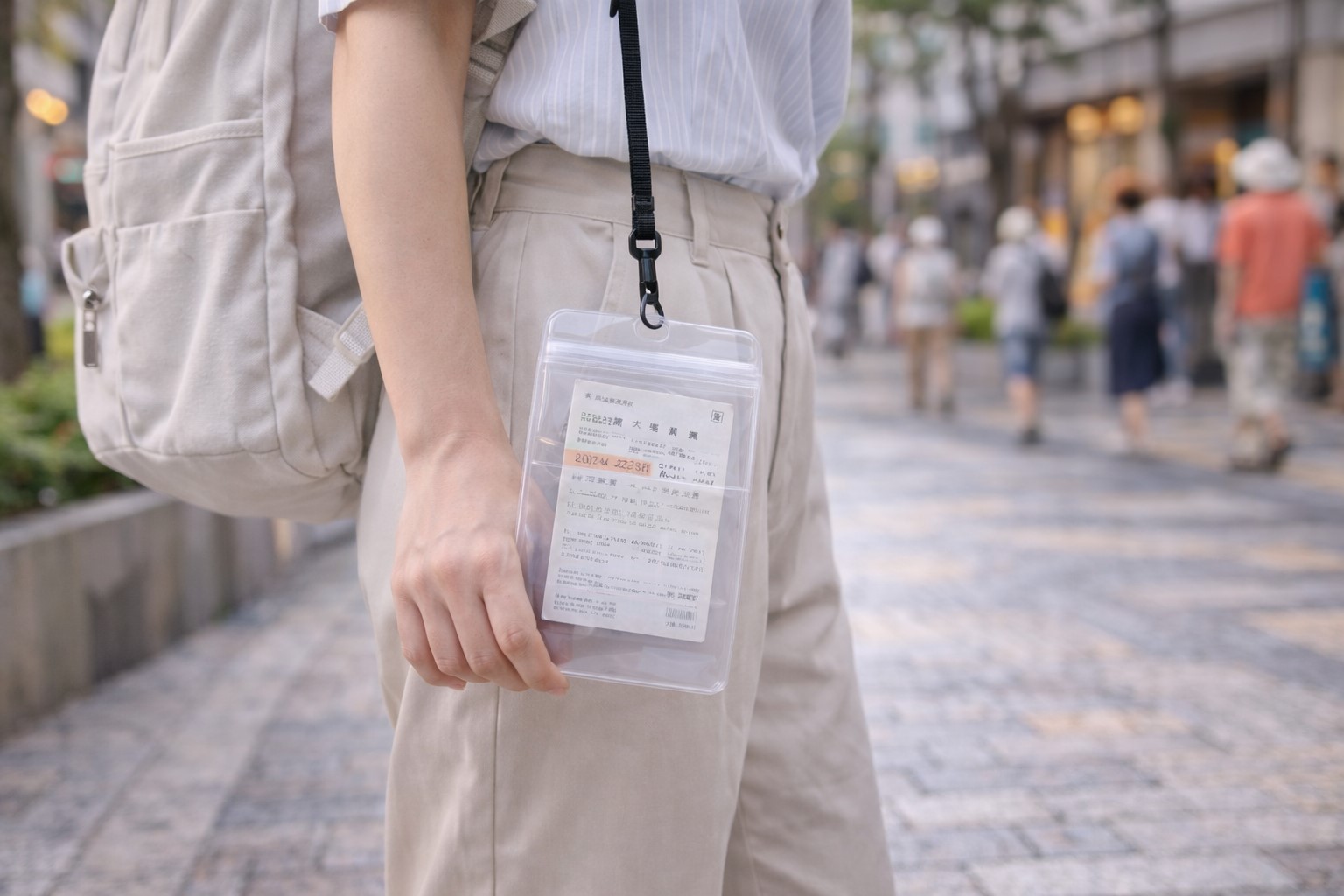 100均のチケットホルダーで快適な旅を