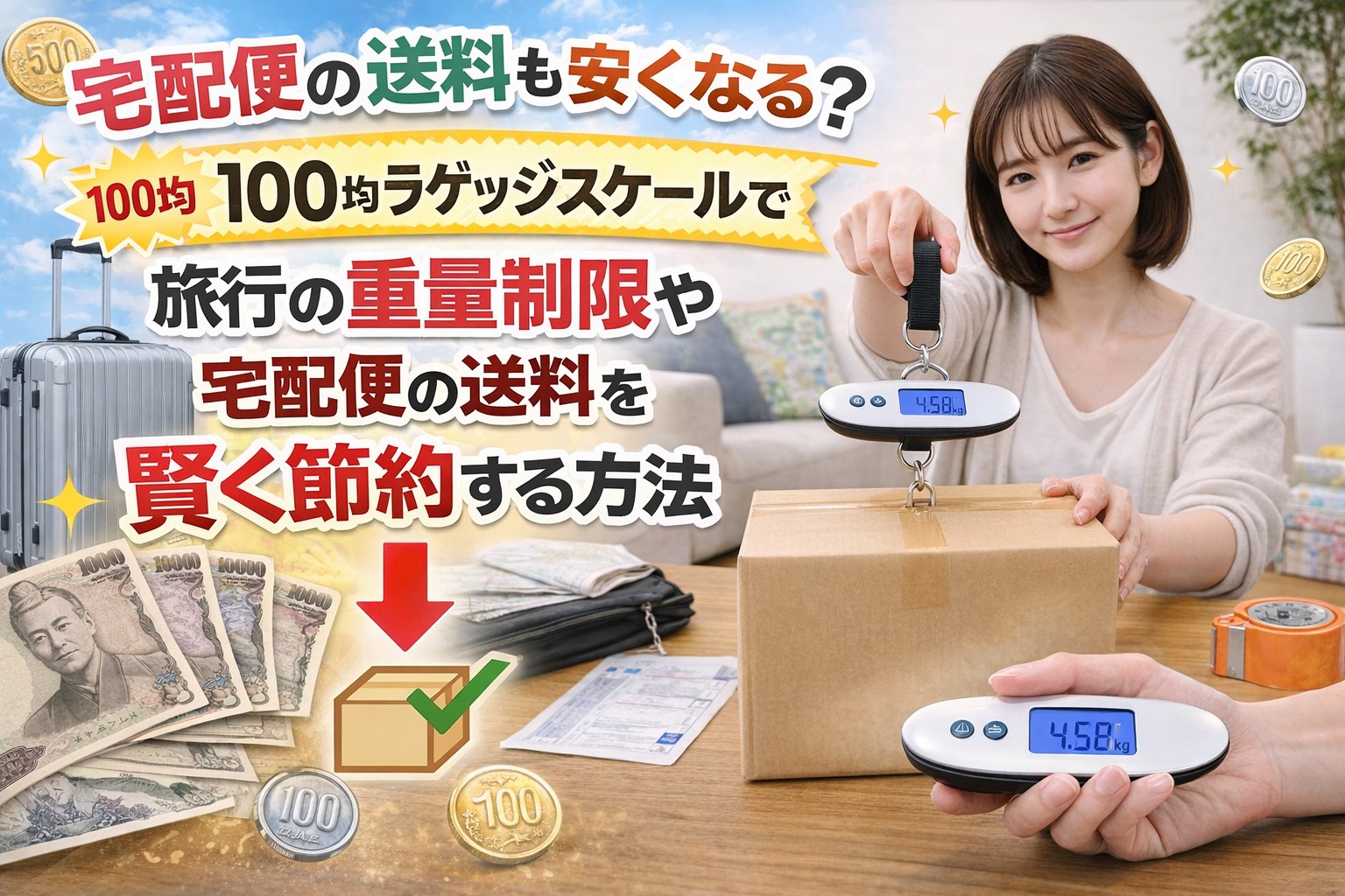 100均 ラゲッジスケールで送料節約！国内旅行の荷物対策まとめ