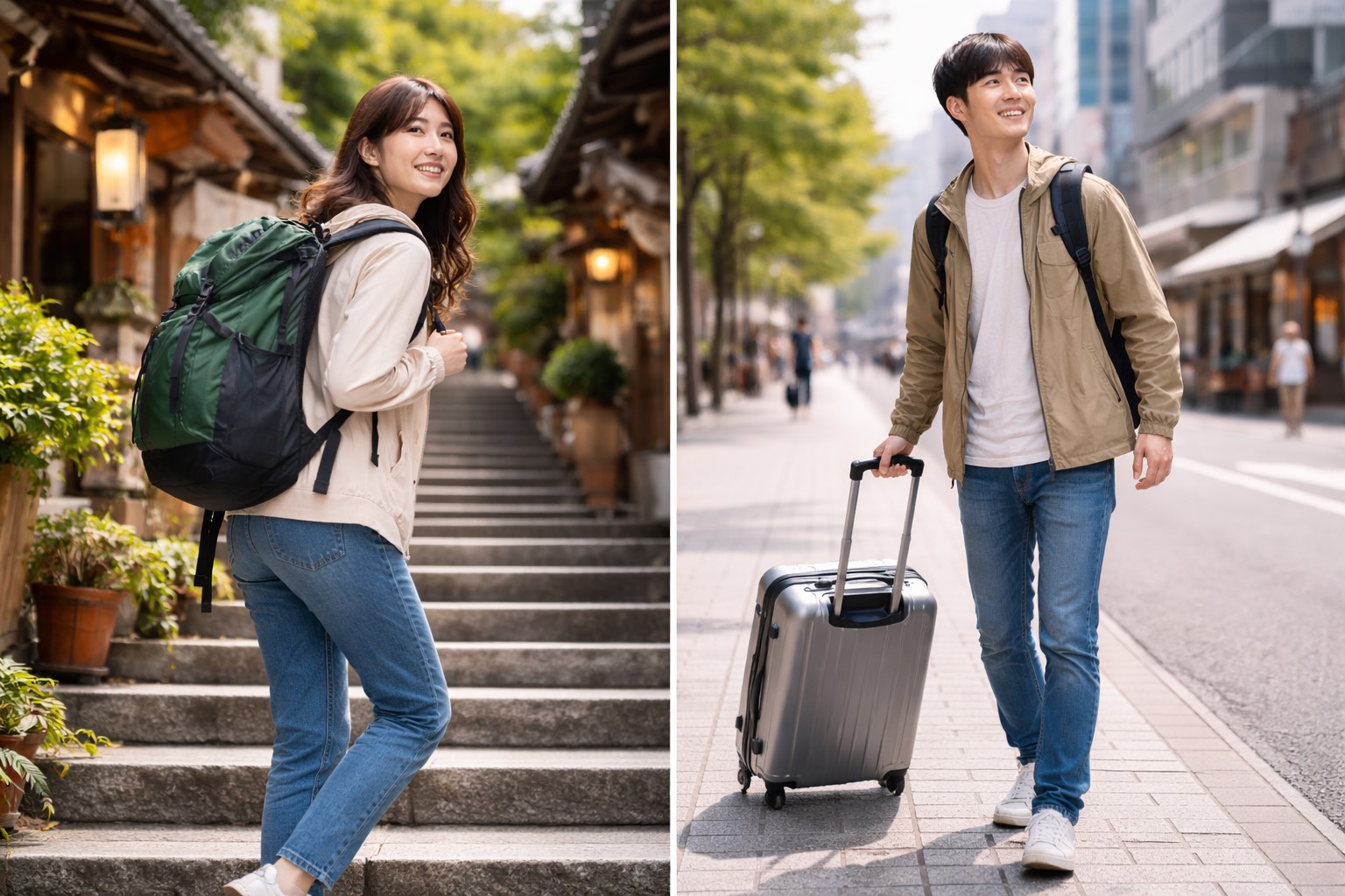 リュックとキャリーはどっちが便利？