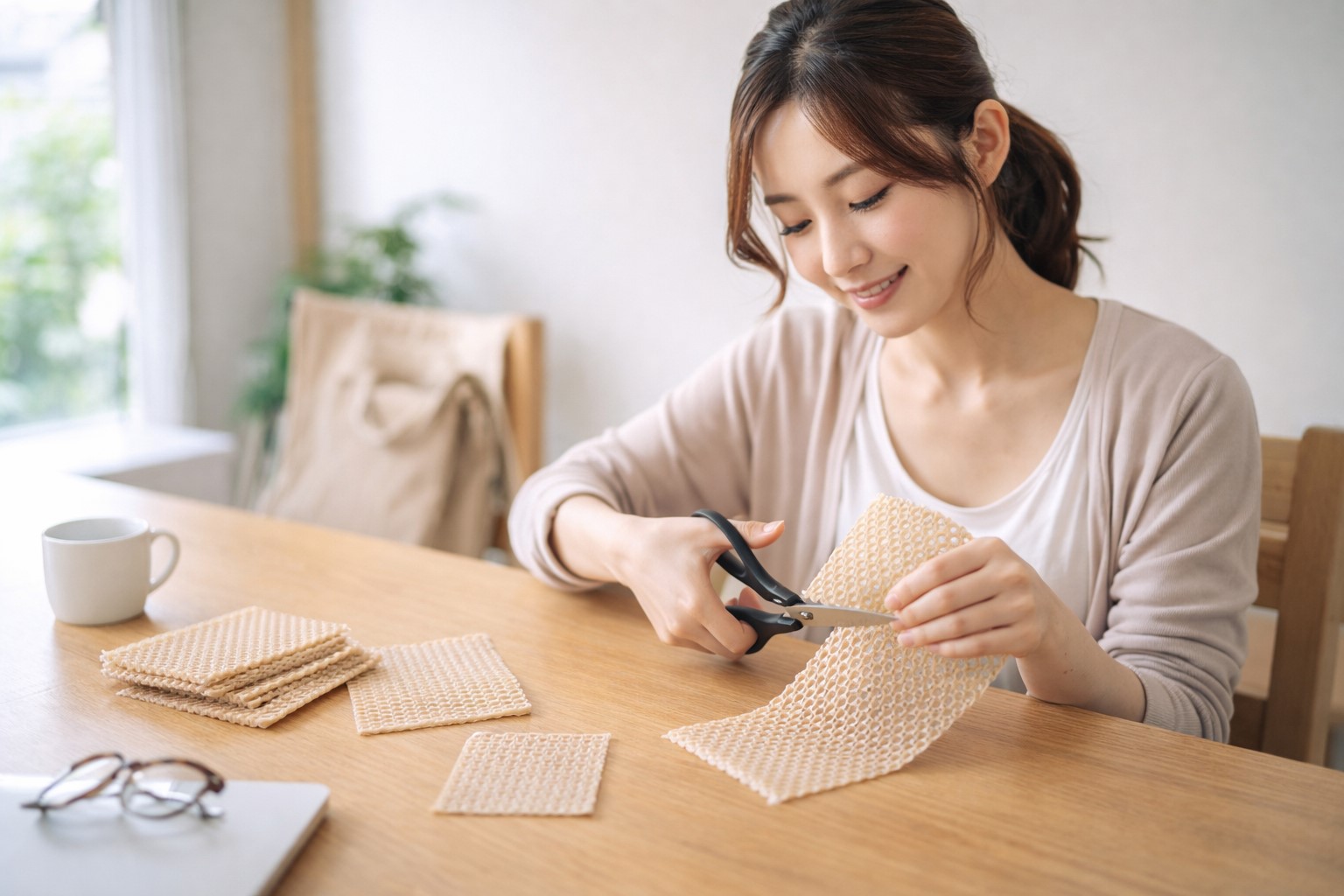 自由に切ることで用途が広がる