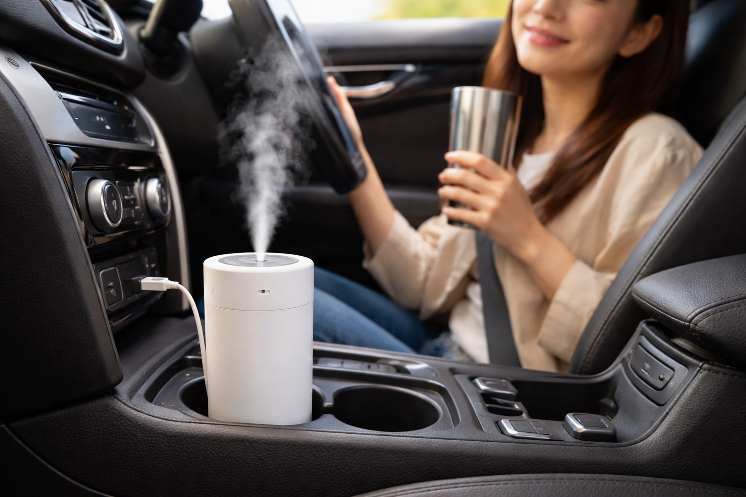 車やバスで活躍するUSB給電