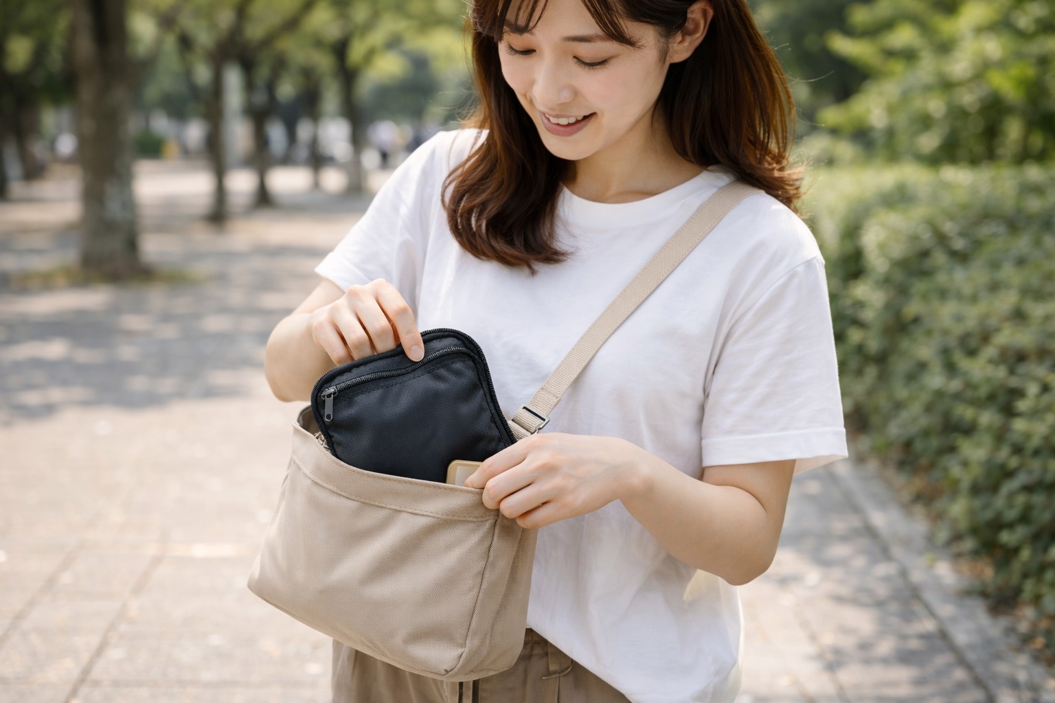 キャンドゥのナイロンは小さめに