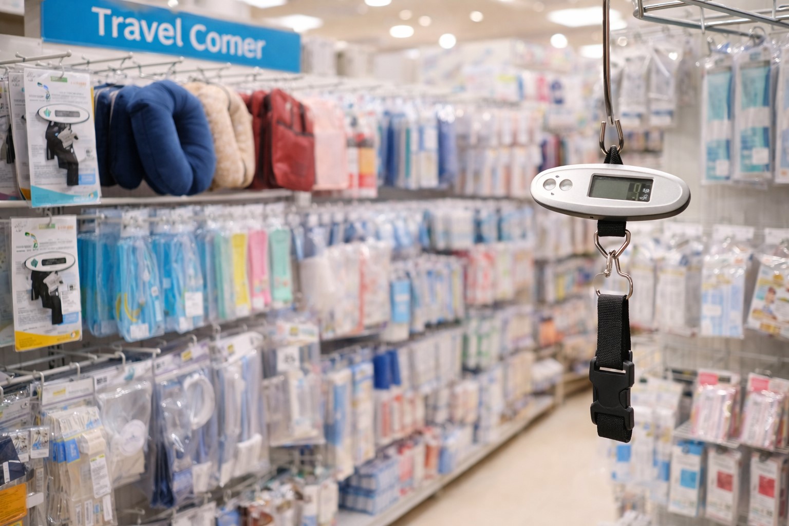 便利な売り場はトラベルコーナー