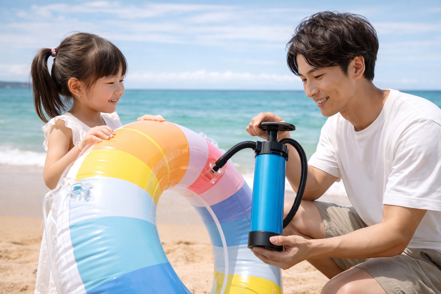 浮き輪には大容量タイプがおすすめ