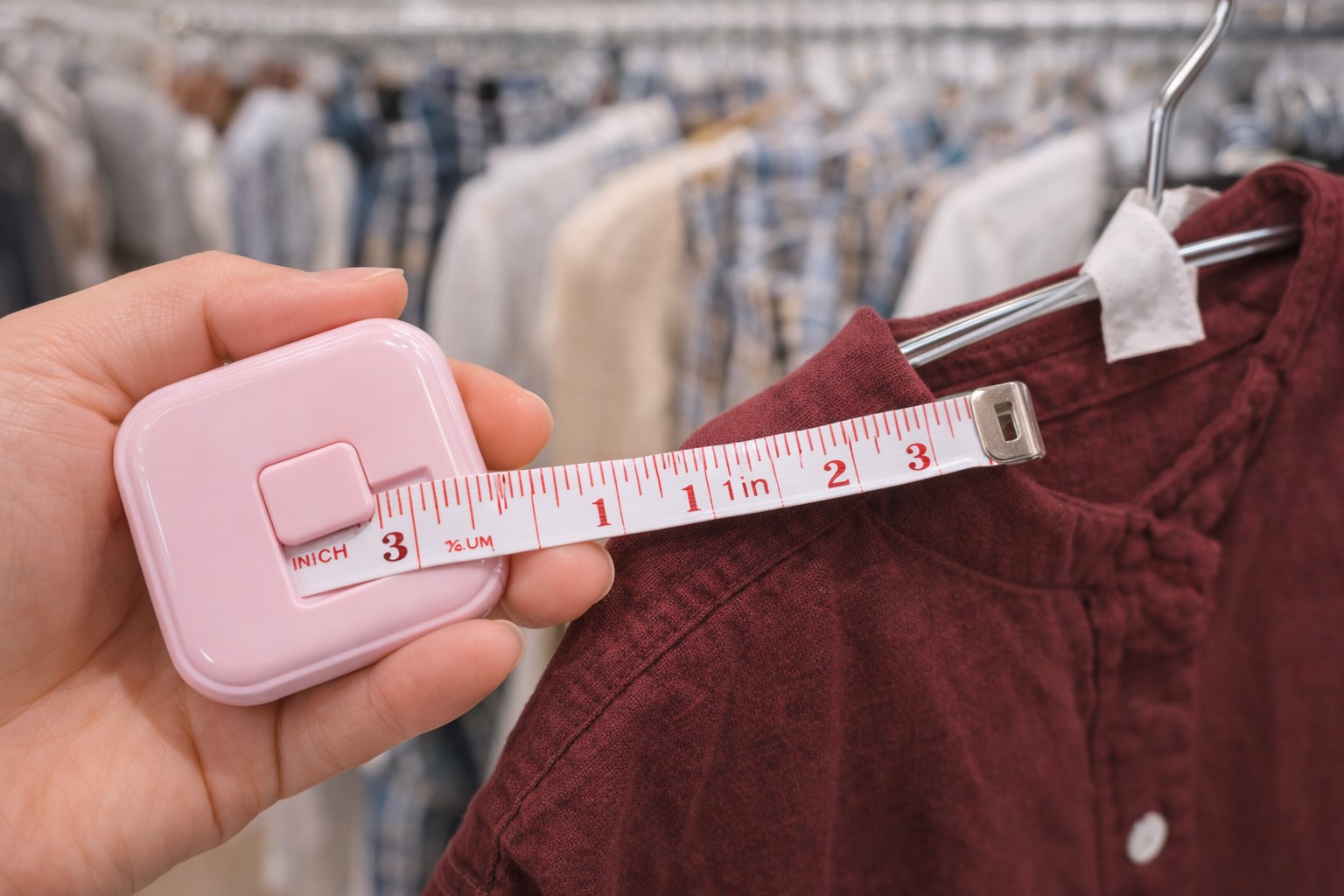 インチ表記対応なら海外服にも便利