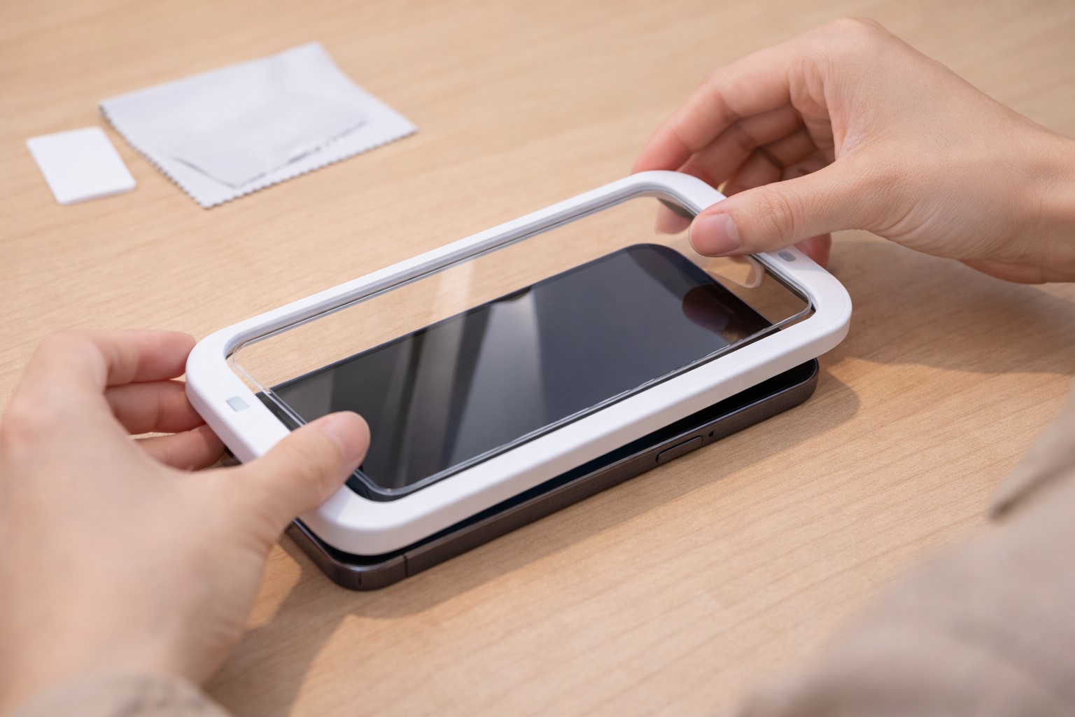 不器用でも安心なガイド付き