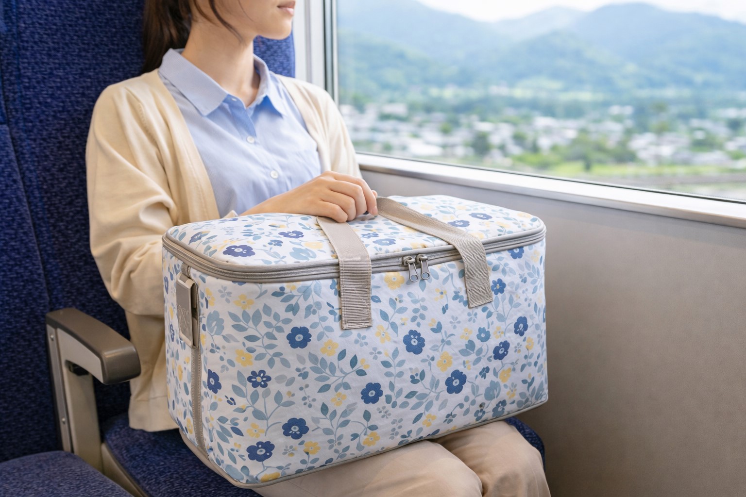 電車移動でも安心のおしゃれな柄