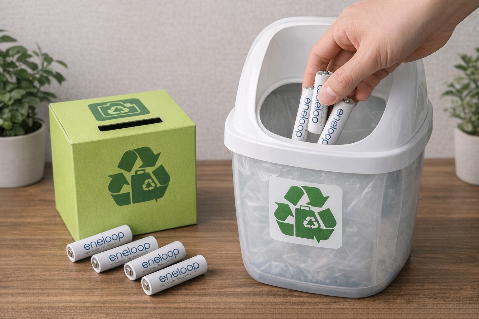 使い終わった空電池の捨て方