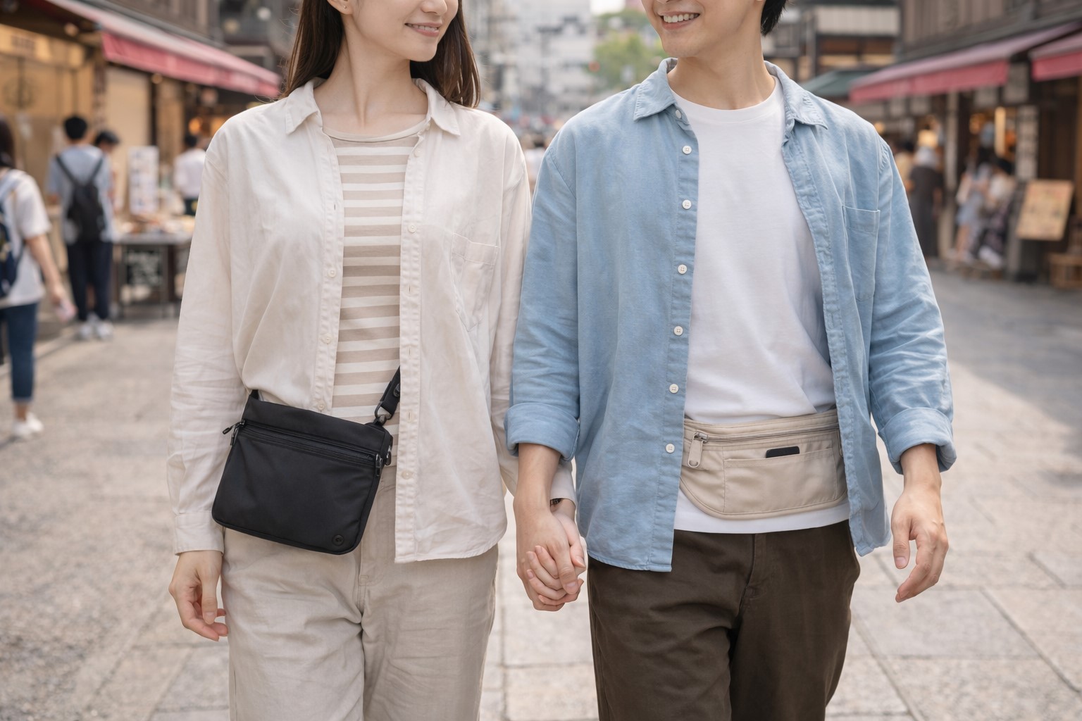 コンパクトで手ぶら観光が可能