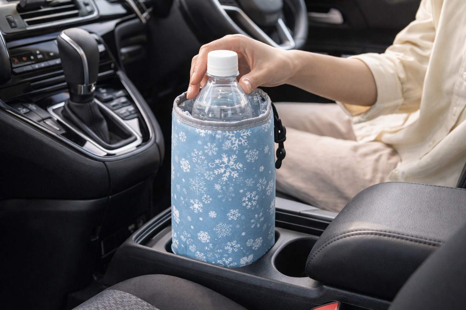 車で役立つペットボトル用カバー