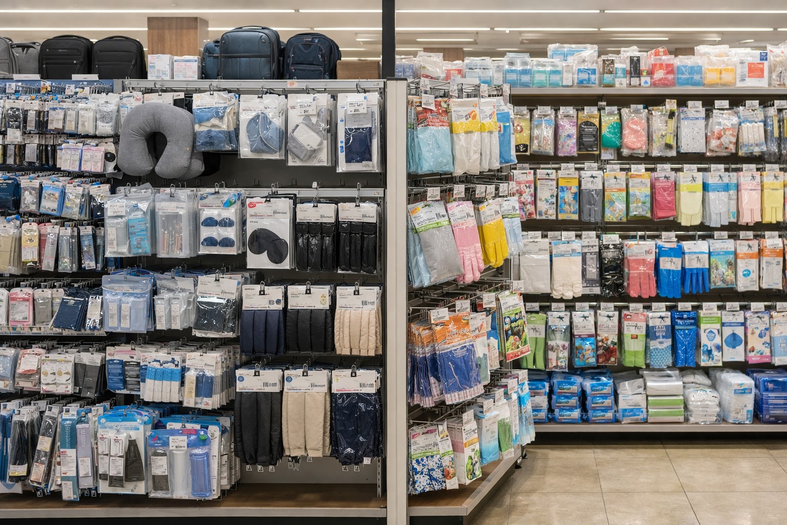 トラベルや衛生用品など売り場情報