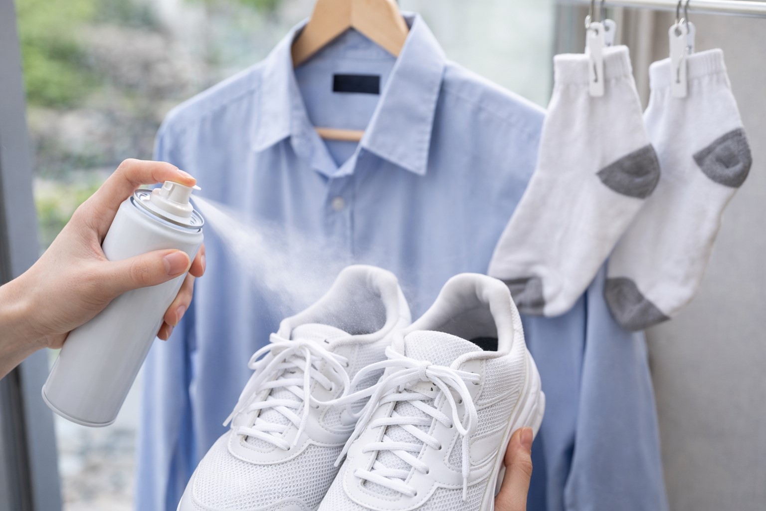 靴や服の汗・足のニオイ消臭対策