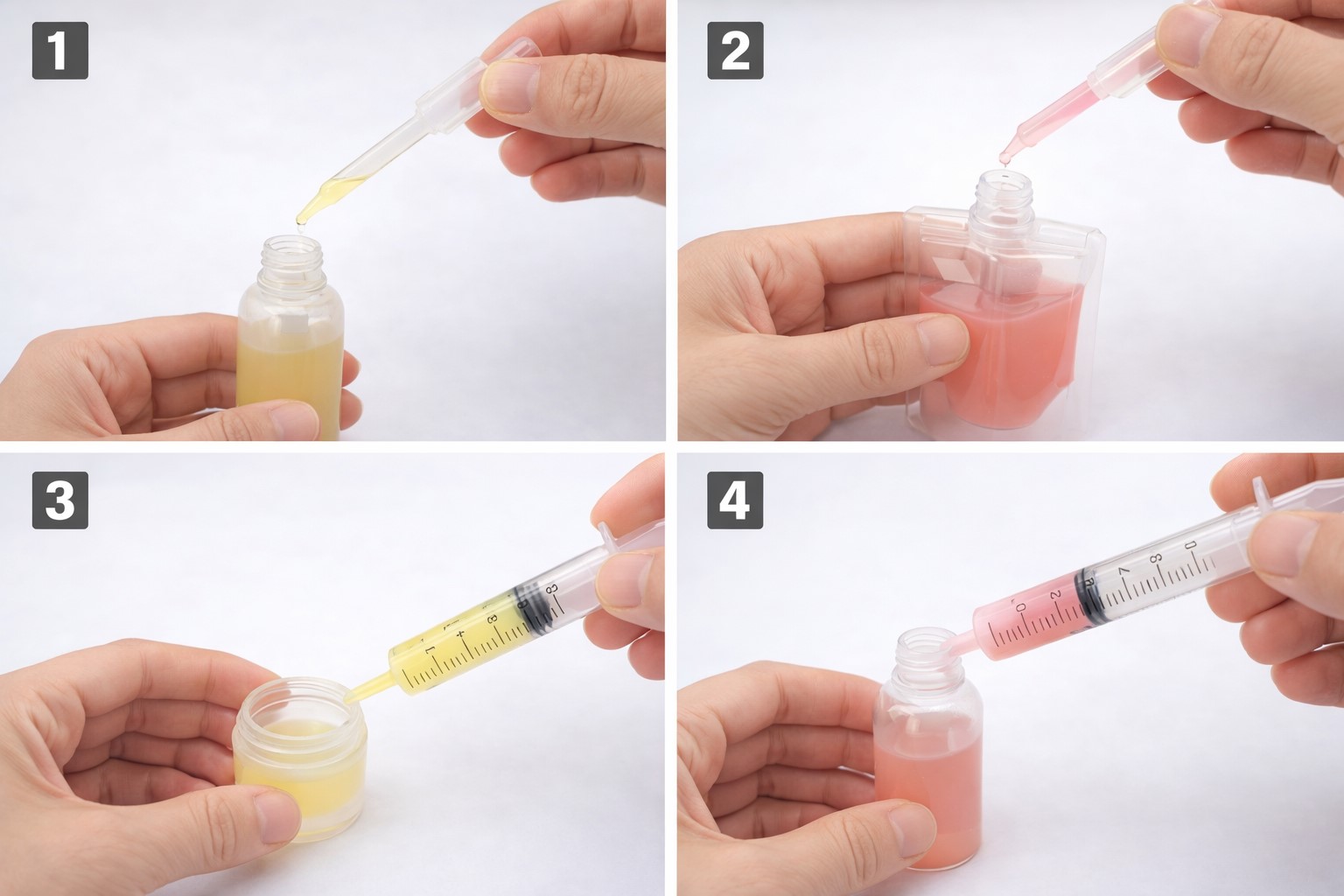 100均の化粧品用スポイトやシリンジの活用法