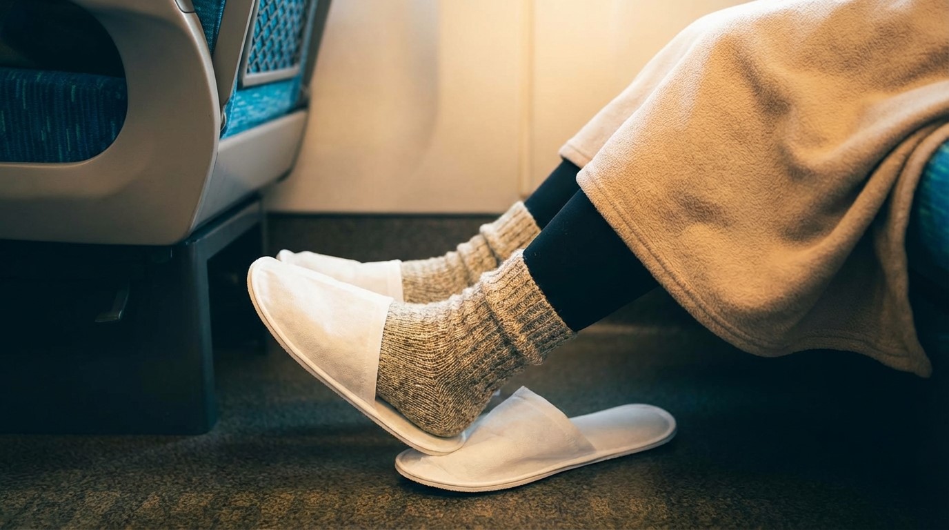 厚手靴下との併用で薄さと冷えをカバー