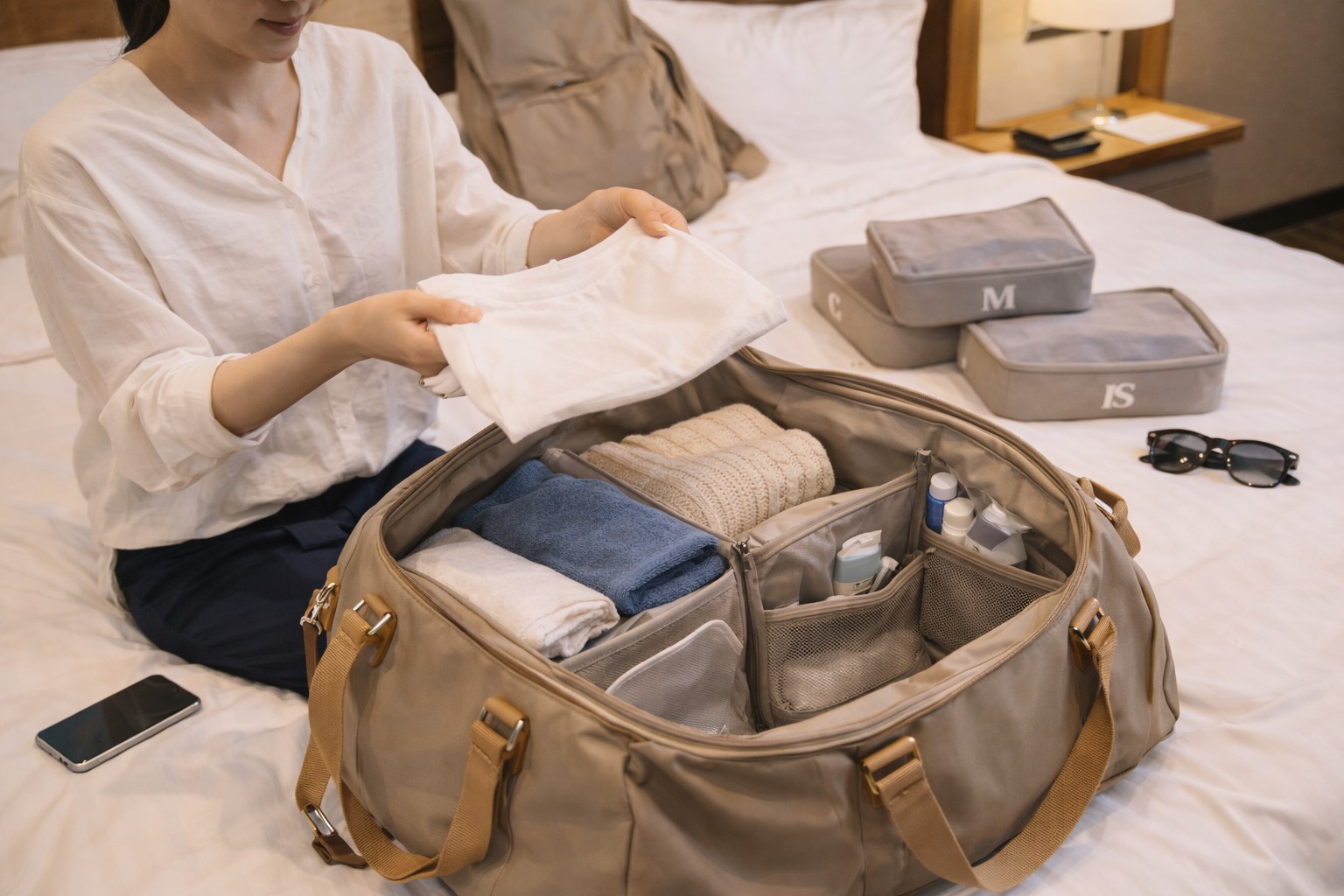 ガバッと開く形状で整理整頓