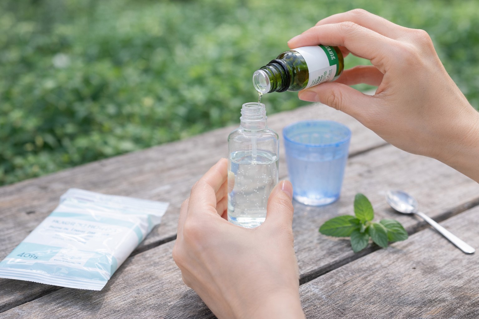 代用品で作るハッカ油スプレー