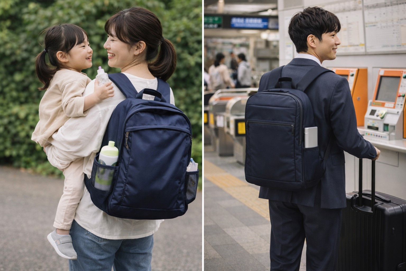 同行者で変わる鞄の選び方