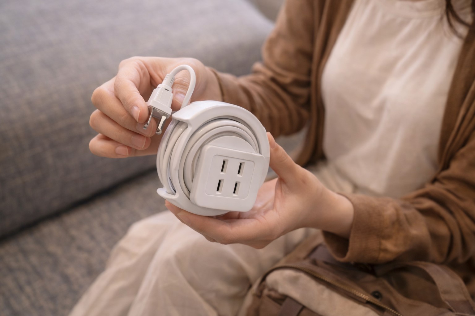 かさばらない巻き取り式の活用法