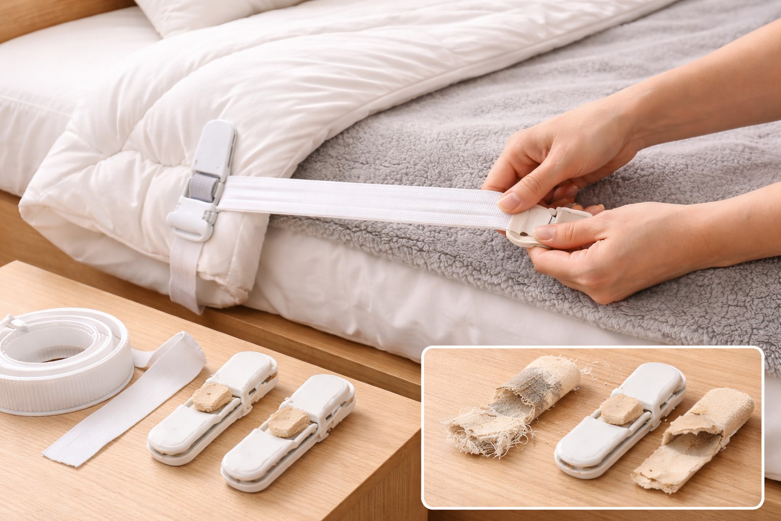 クリップやバンドの耐久性について