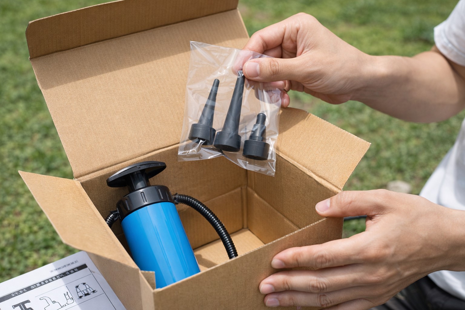 付属するアタッチメントの確認方法