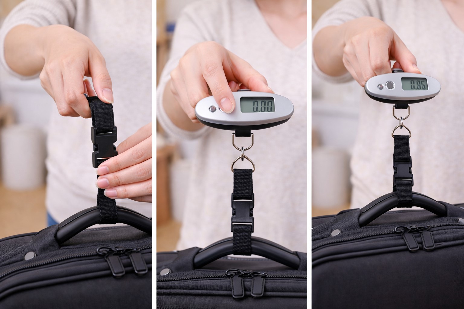 簡単な使い方と重さの測り方手順