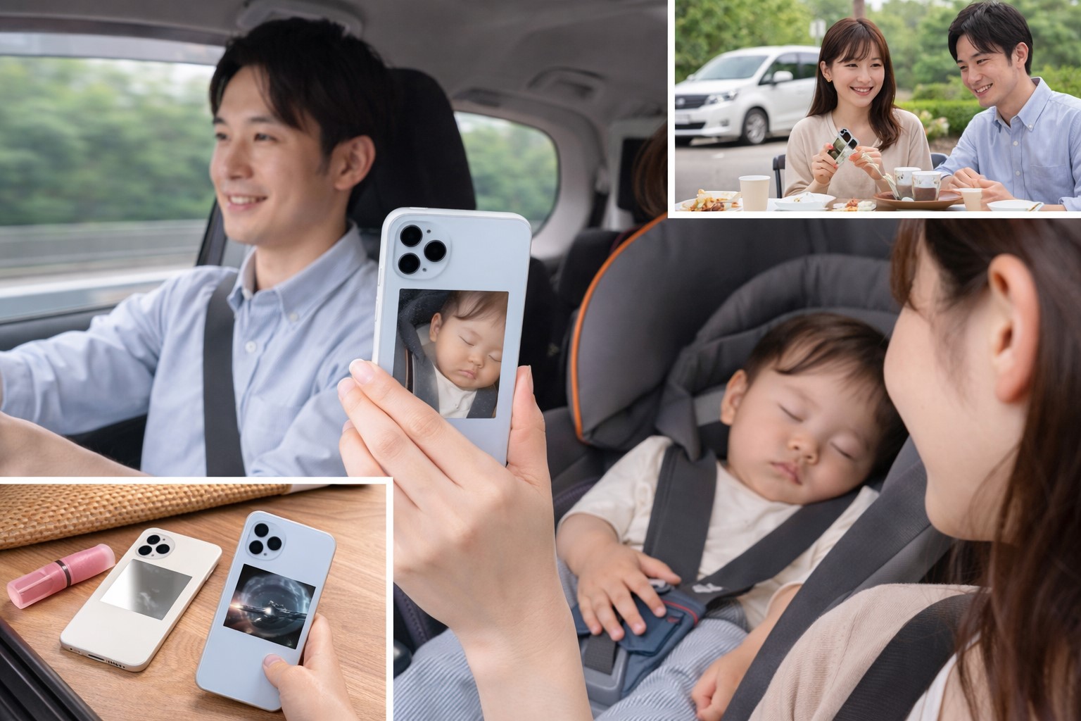 長距離移動や車内で使うアイデア