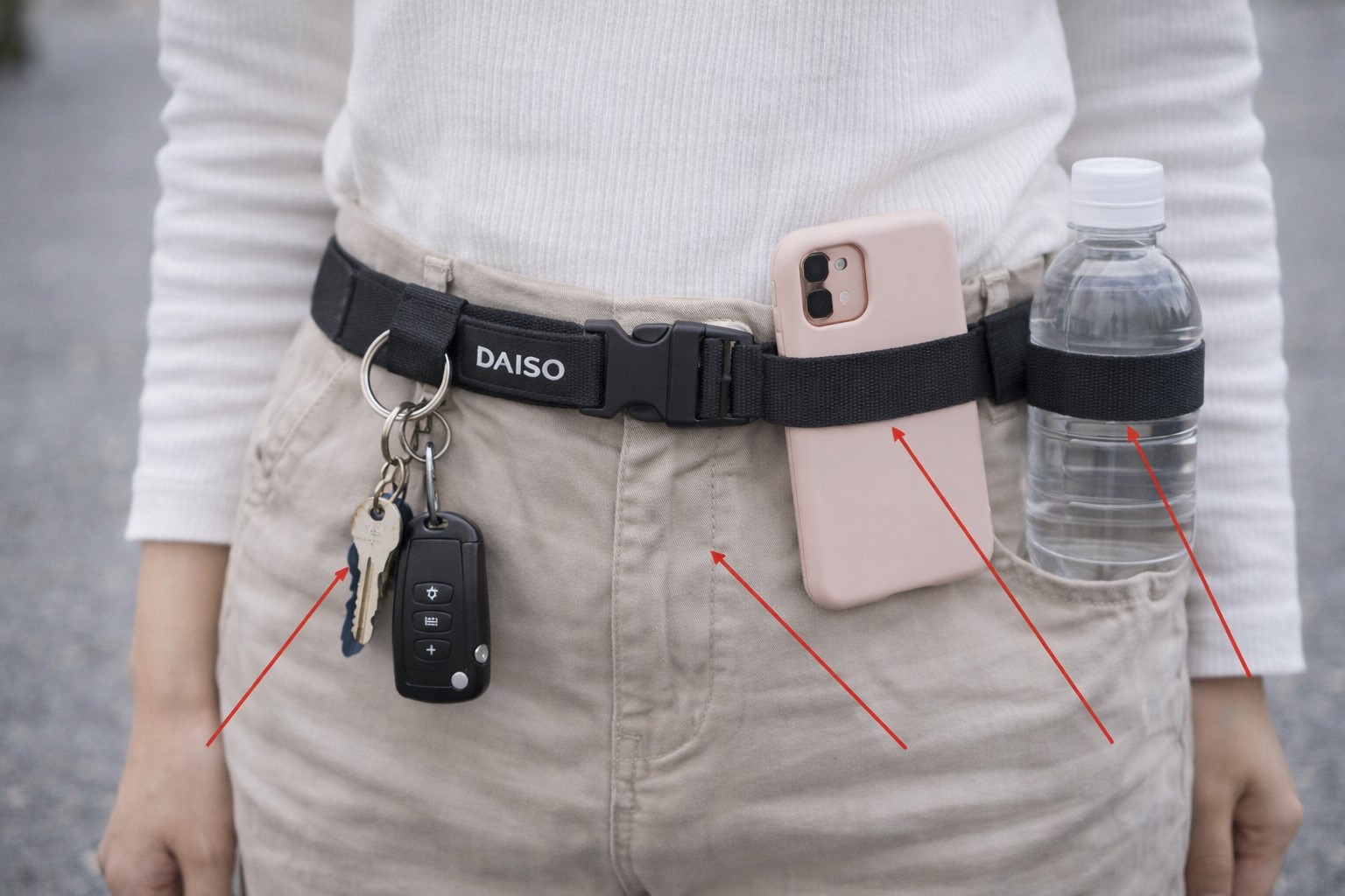 ダイソーのべんりベルト活用法