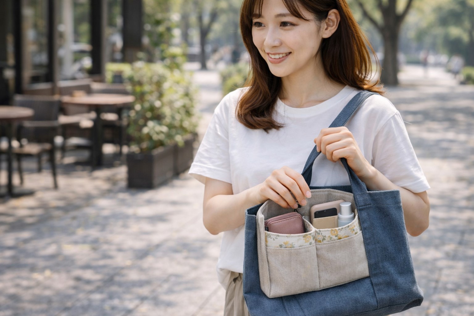 100均のバッグインバッグで快適に出かけよう