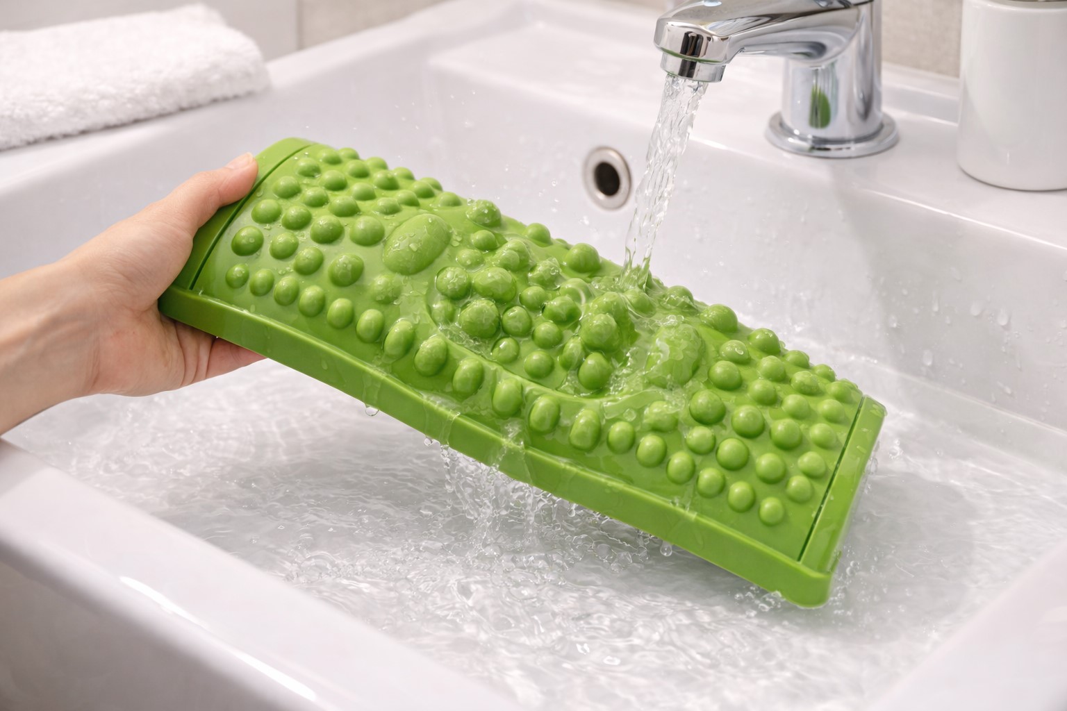 水洗い可能で衛生的に保てるお手入れ方法