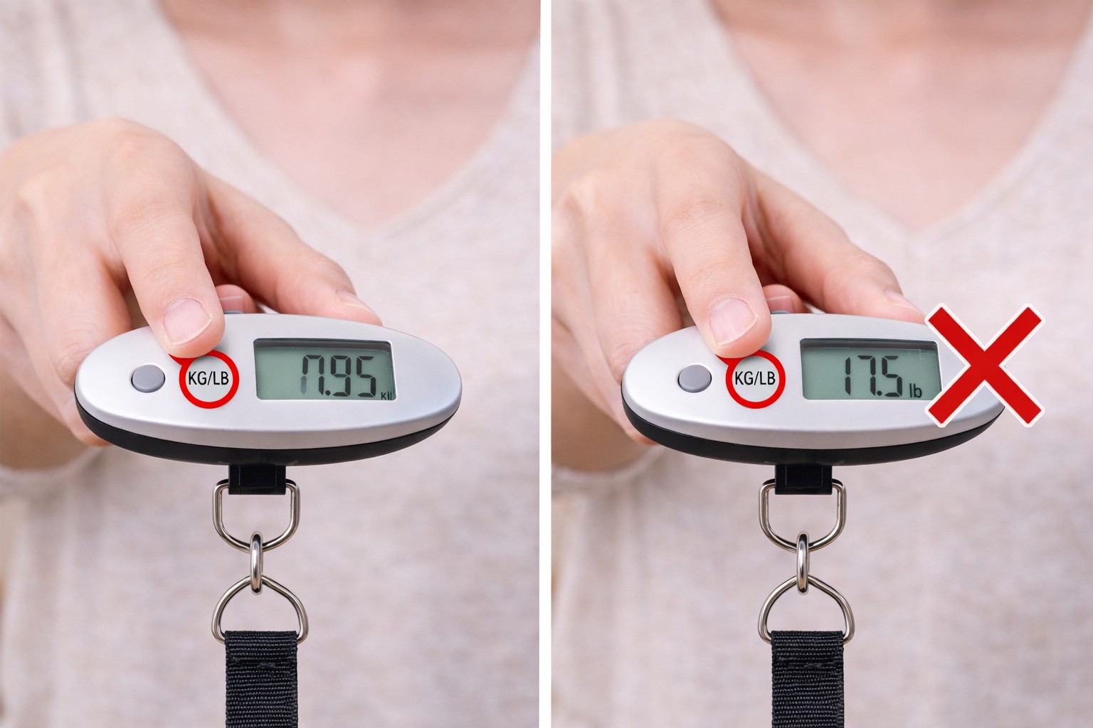 注意!kgとlbの単位間違いを防ぐ