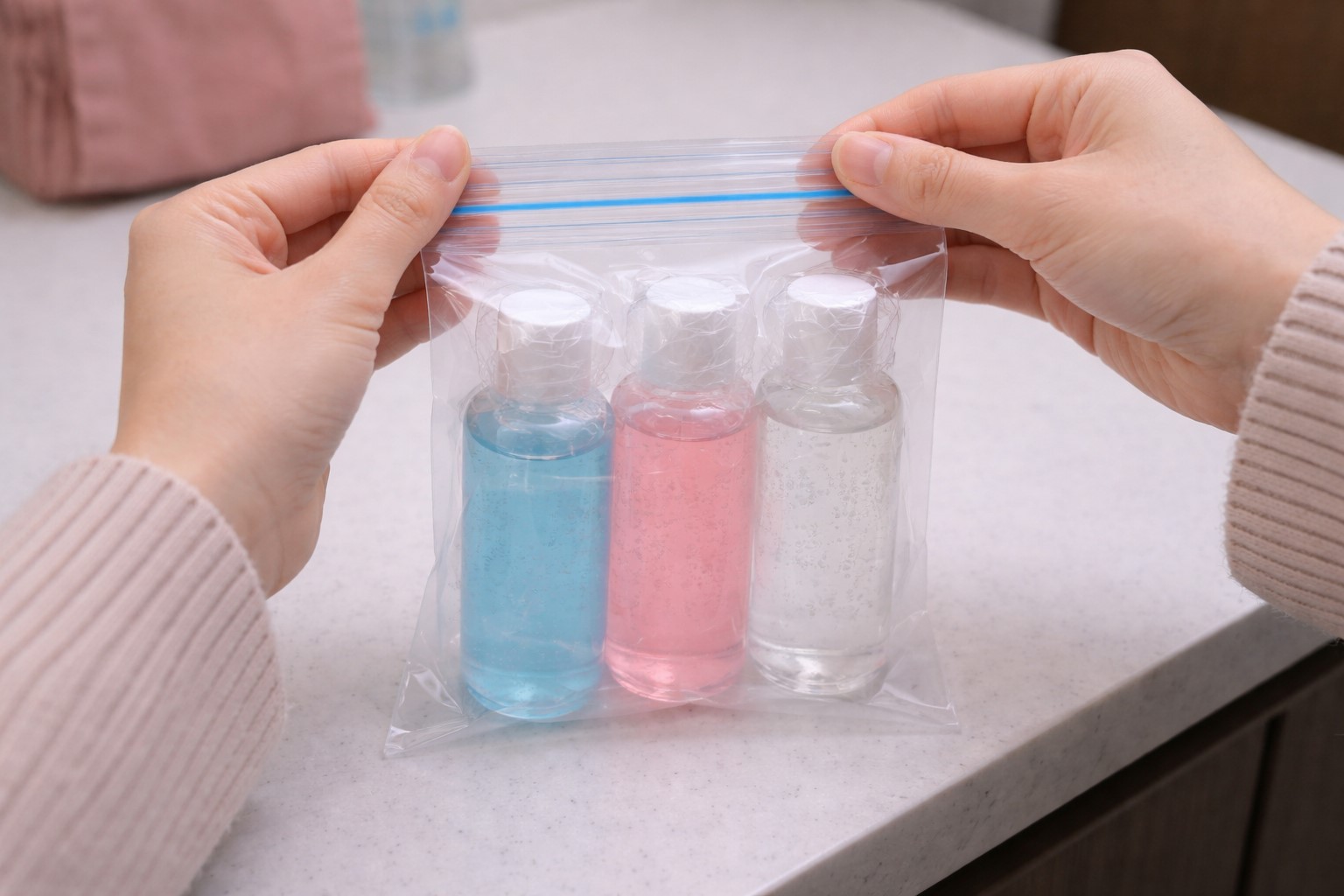 密閉できるチャック付き袋の活用