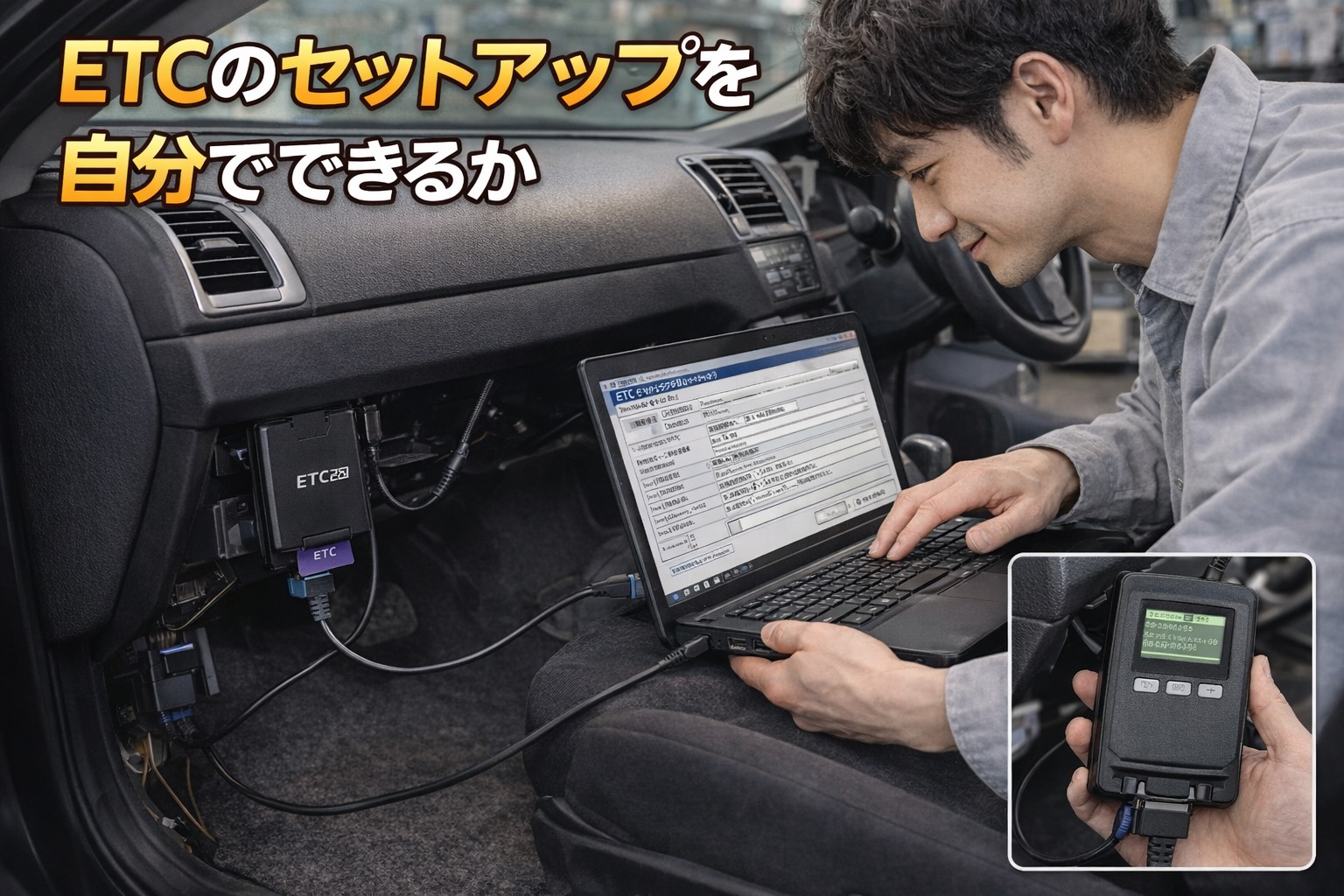 ETCのセットアップを自分でできるか