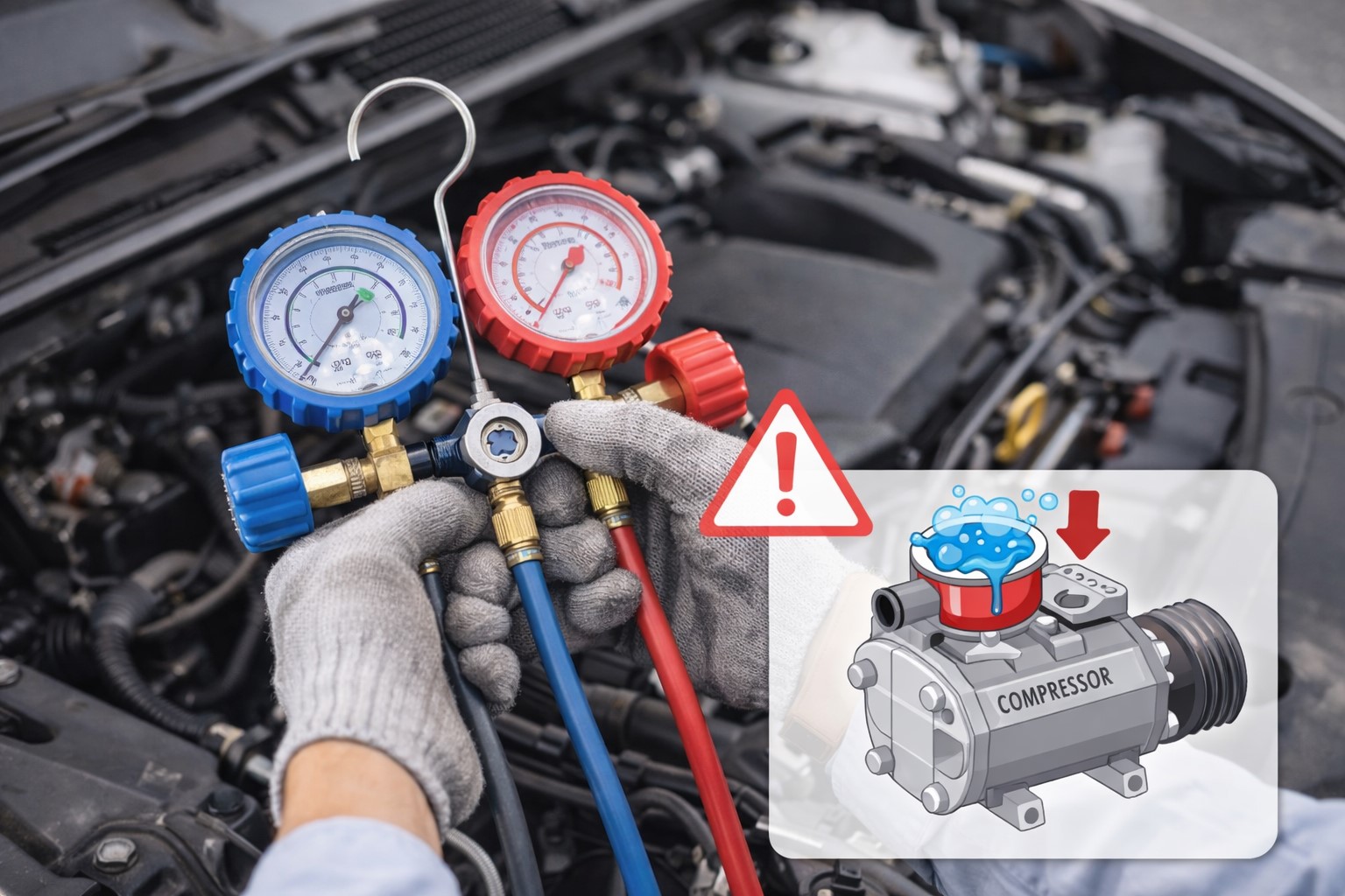 ガスの入れすぎによる故障リスク