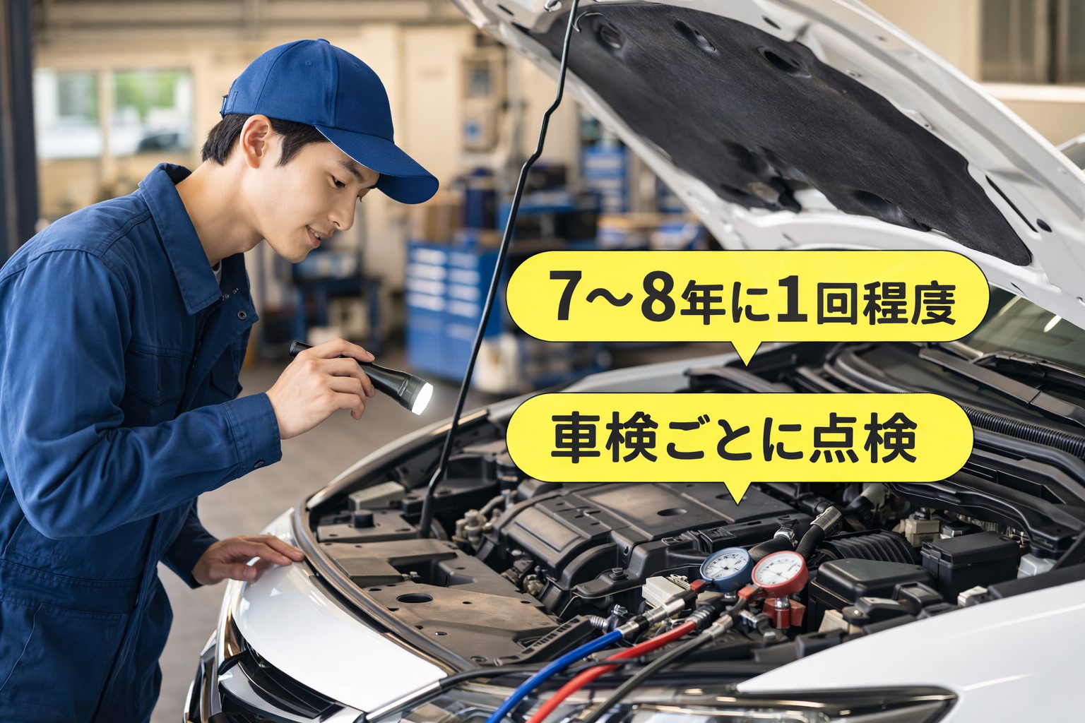 適切な点検と補充を行う頻度