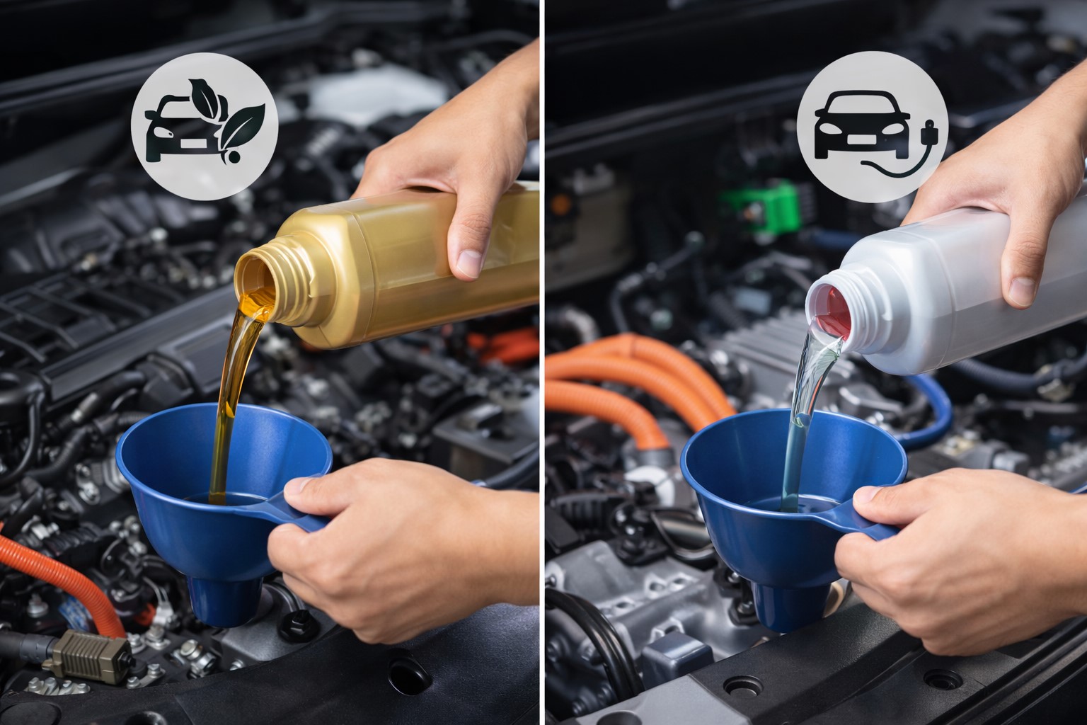 ハイブリッドとEV車の専用オイル