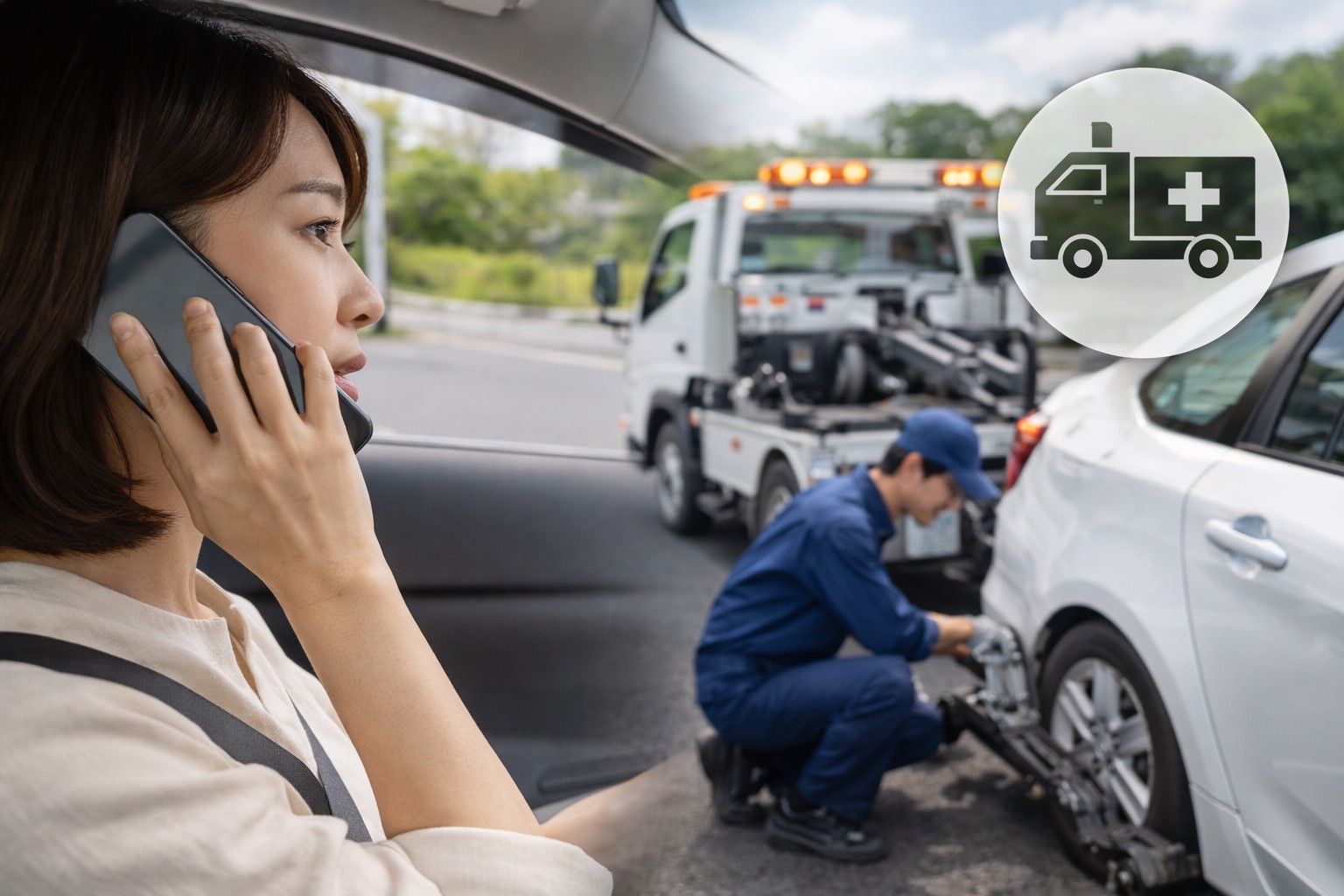 保険のロードサービスは呼べるか