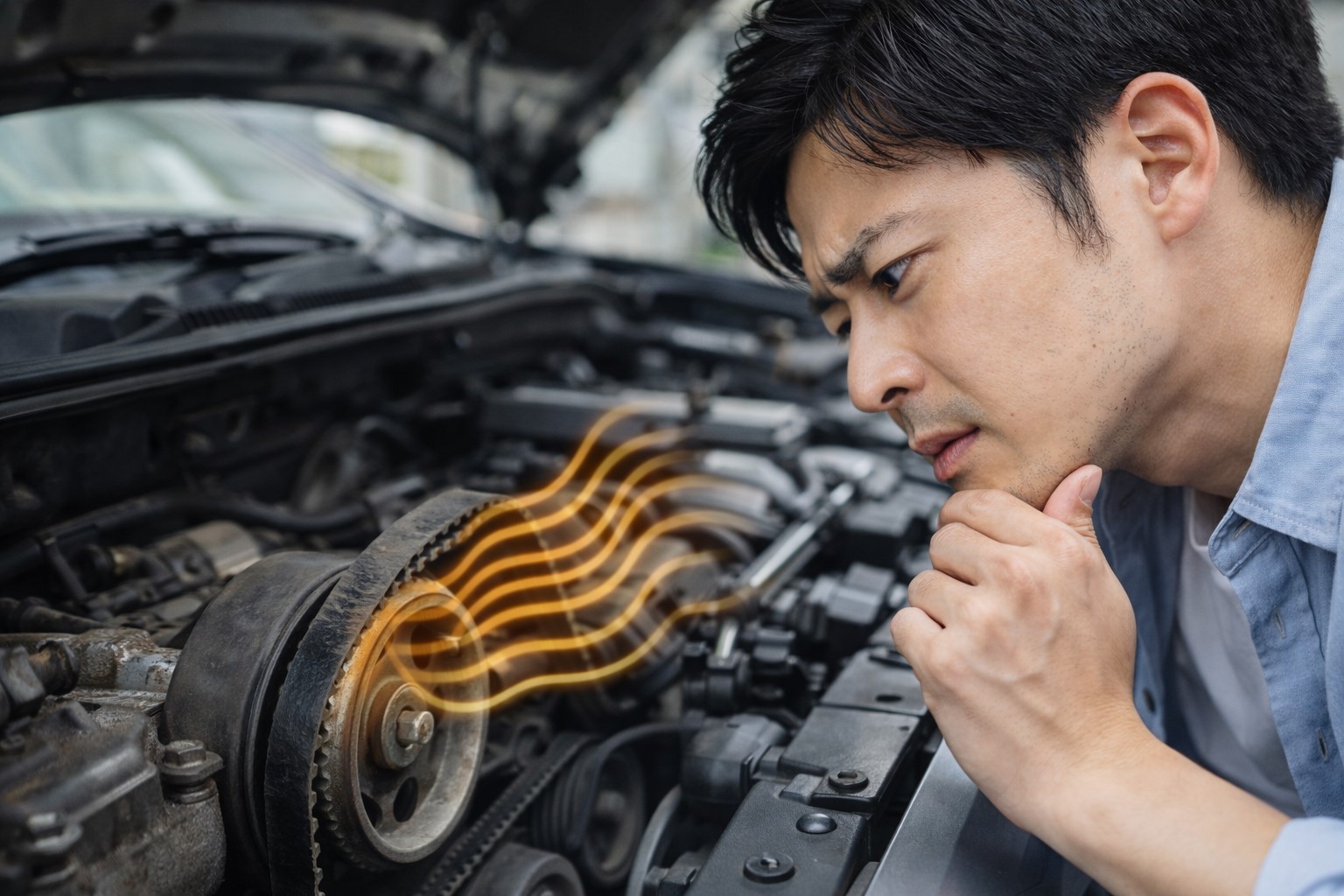 キュルキュル異音の直し方