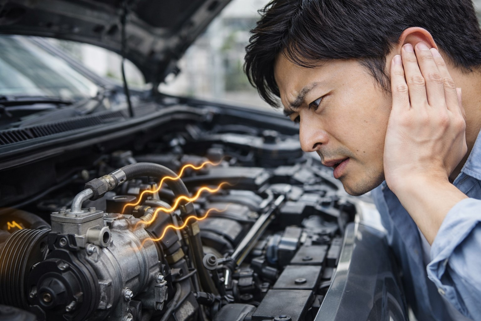 コンプレッサー異音の見分け方