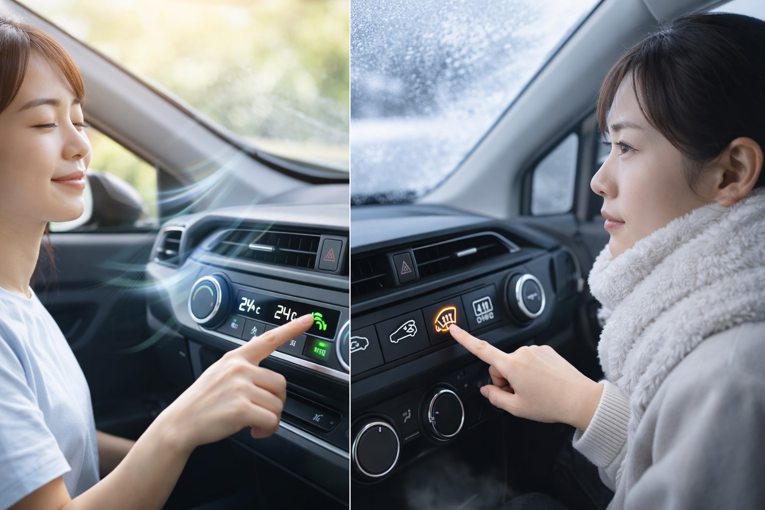 夏と冬でACはどっちが正解か