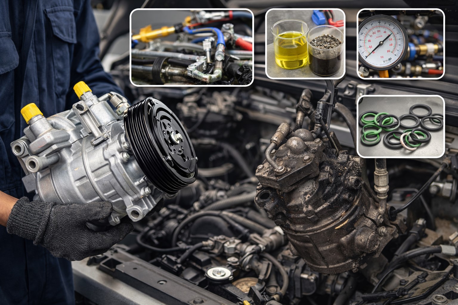 コンプレッサー交換で高額になる理由