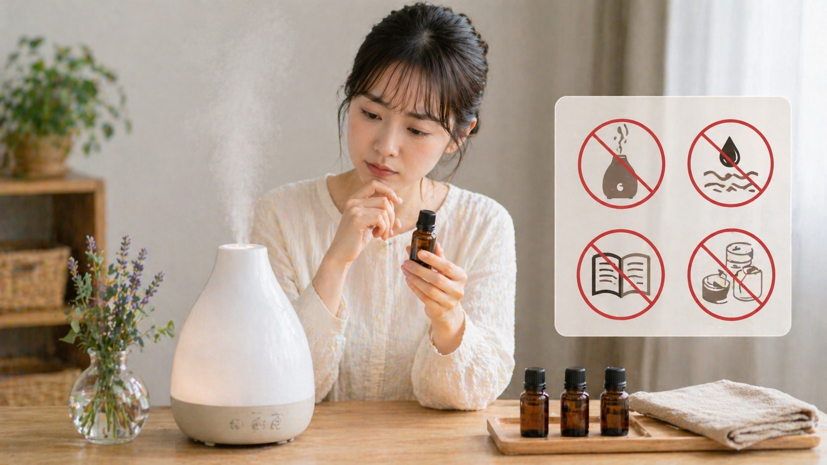 加湿器で使えるかの注意点