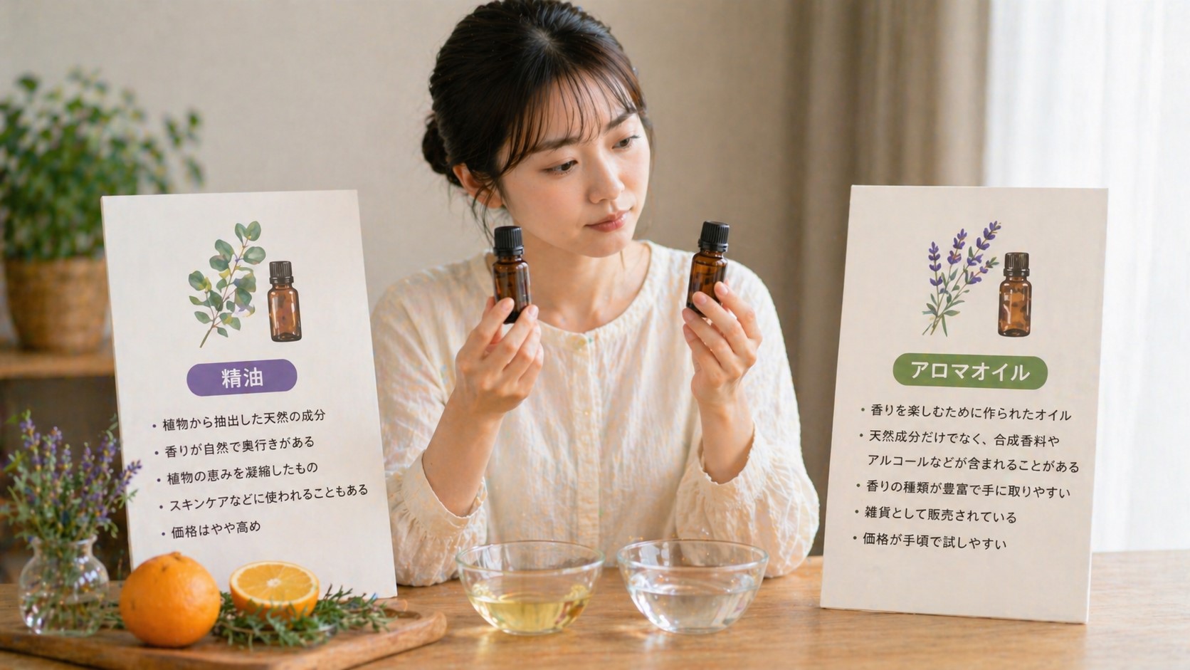 精油との違いをわかりやすく解説