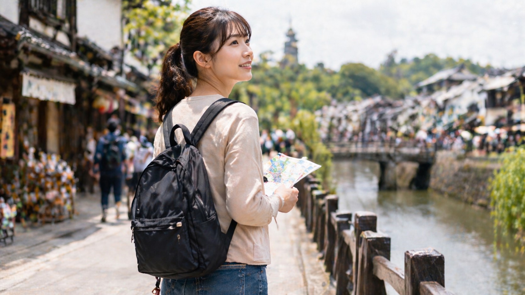 観光地のサブバッグとして便利